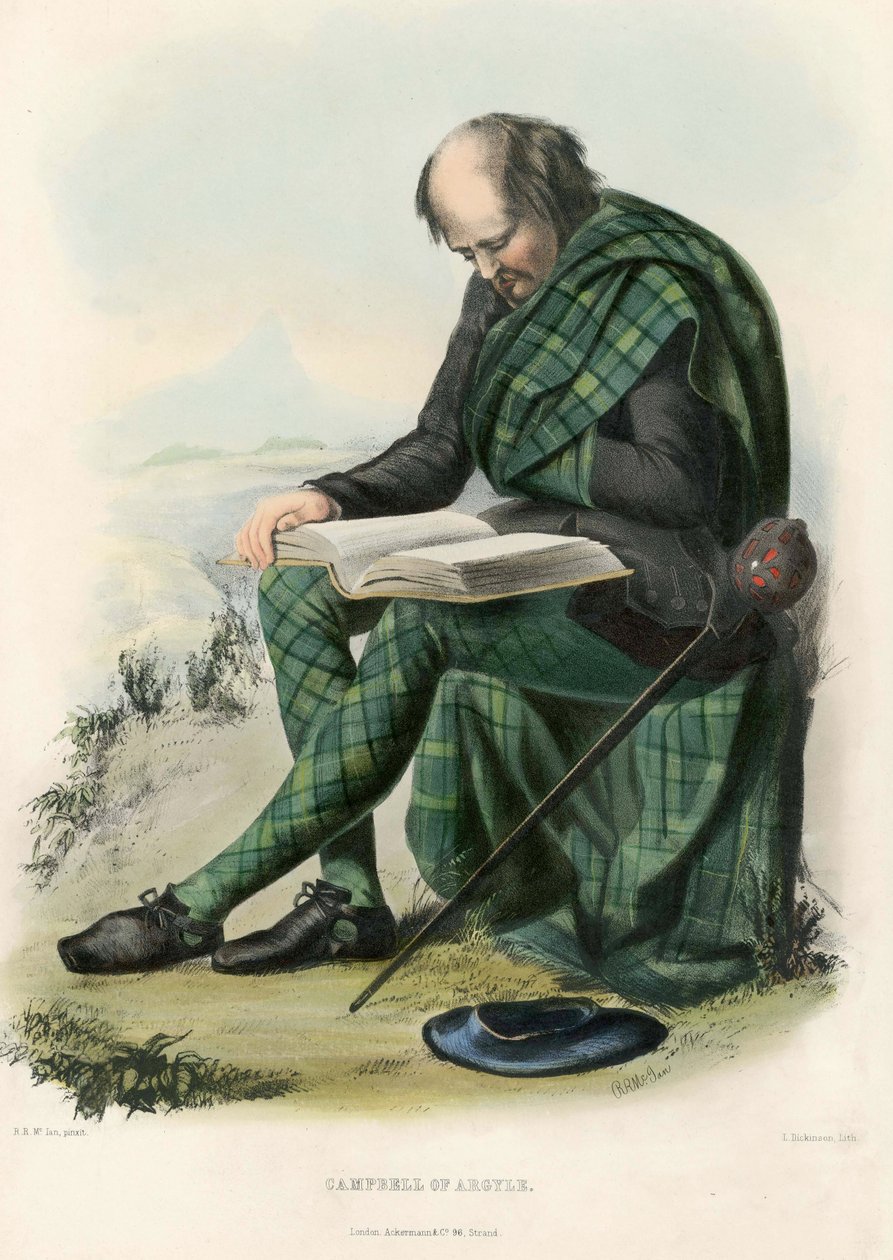 Campbell of Argyll, aus The Clans of the Scottish Highlands, 1845 von Robert Ronald McIan