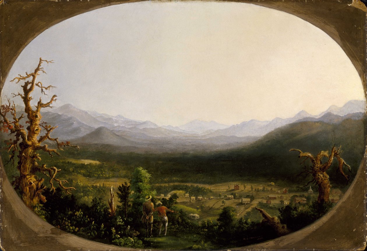 Ein Blick auf Asheville, North Carolina von Robert Scott Duncanson