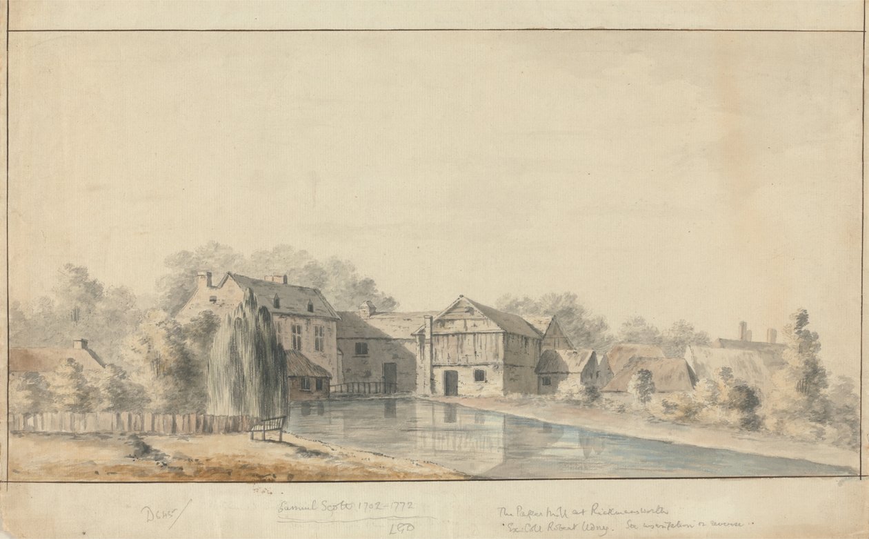 Die Papiermühle in Rickmansworth von Robert Udney
