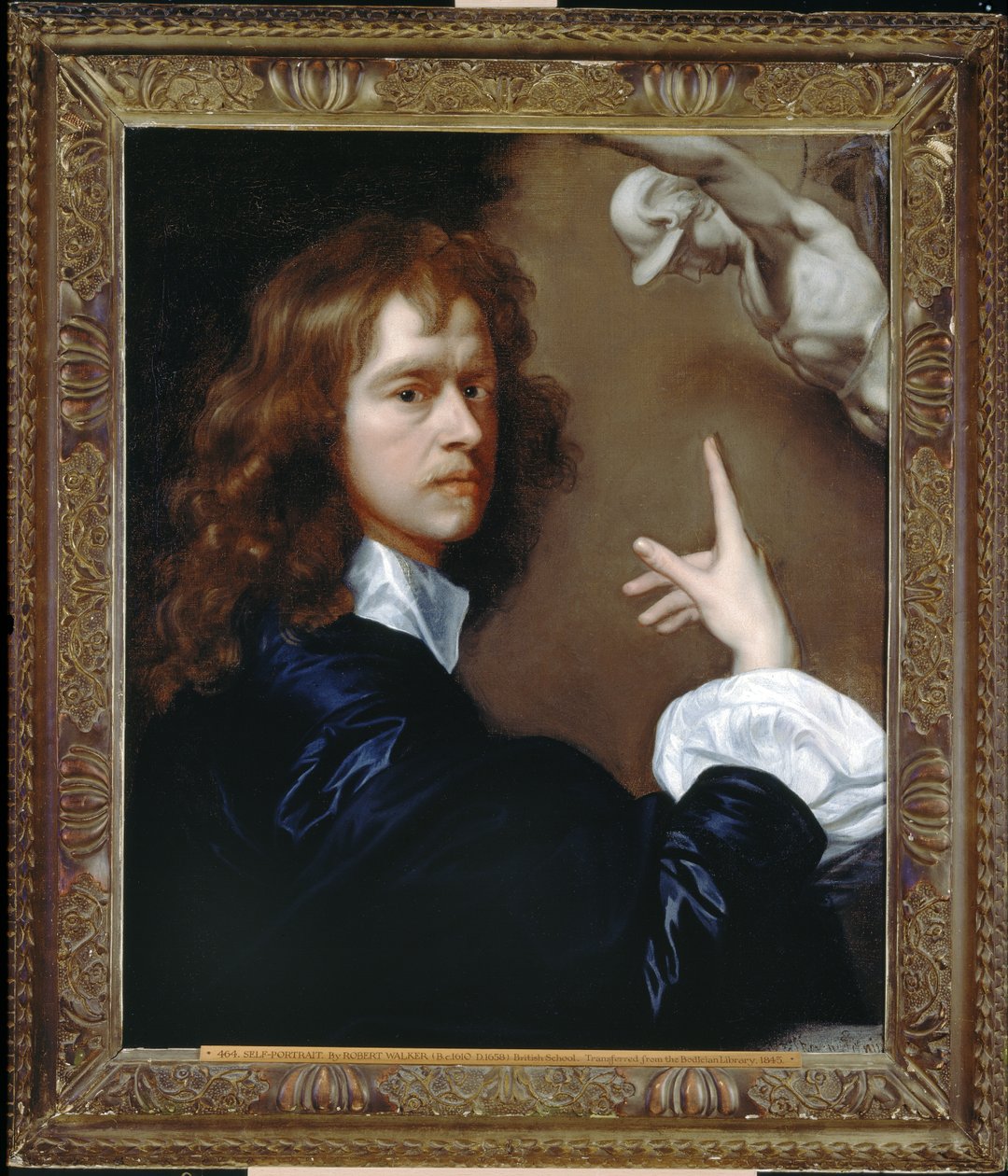 Selbstporträt, ca. 1640-1650 von Robert Walker