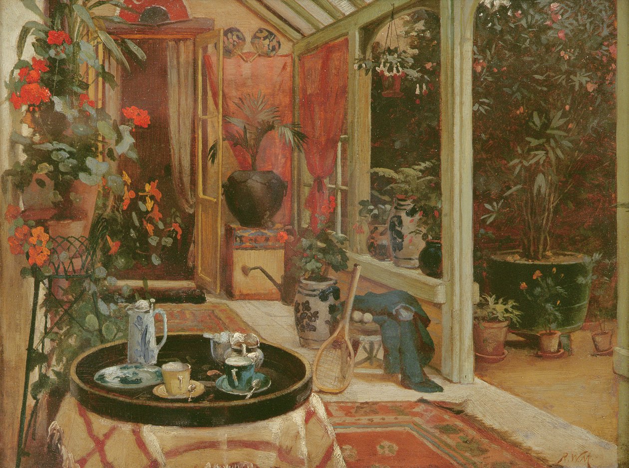 Eine Teepause von Robert Walker Macbeth