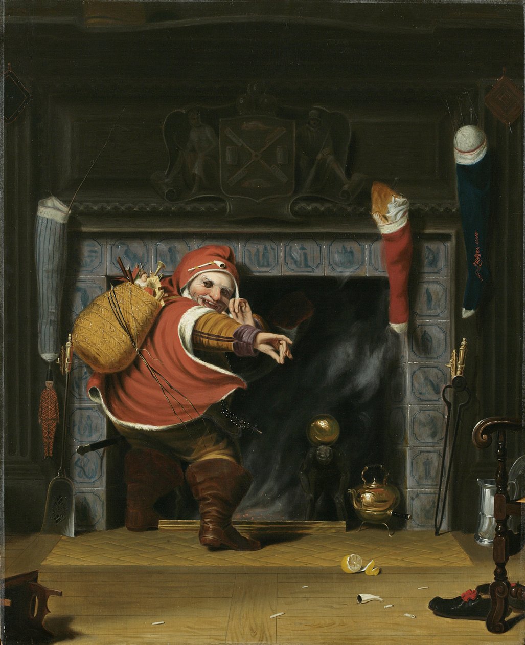 Weihnachtsmann oder St. Nikolaus, 1837 von Robert Walter Weir