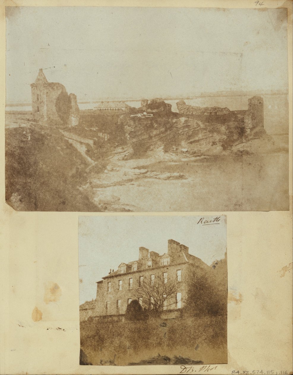 Schloss St. Andrews von Osten von Robert Adamson