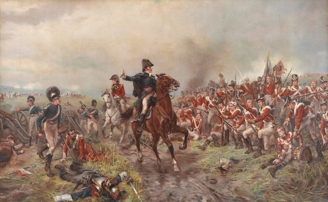 Wellington bei Waterloo von Robert Alexander Hillingford