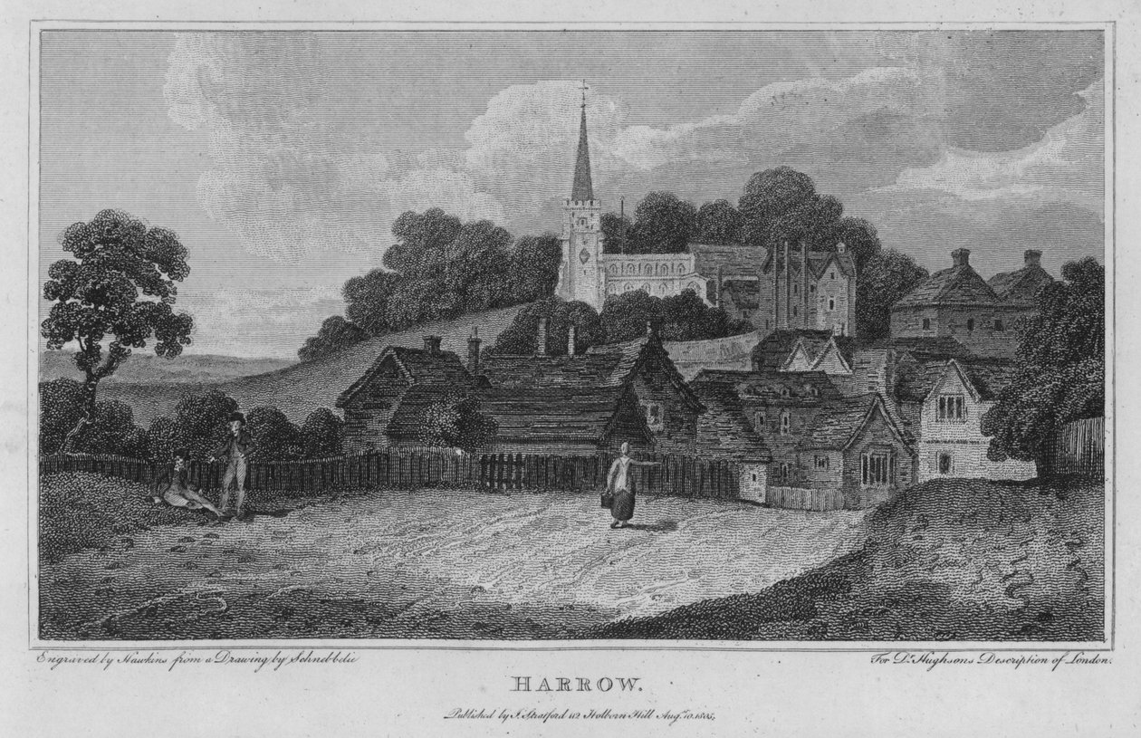 Harrow (Gravur) von Robert Blemell (after) Schnebbelie