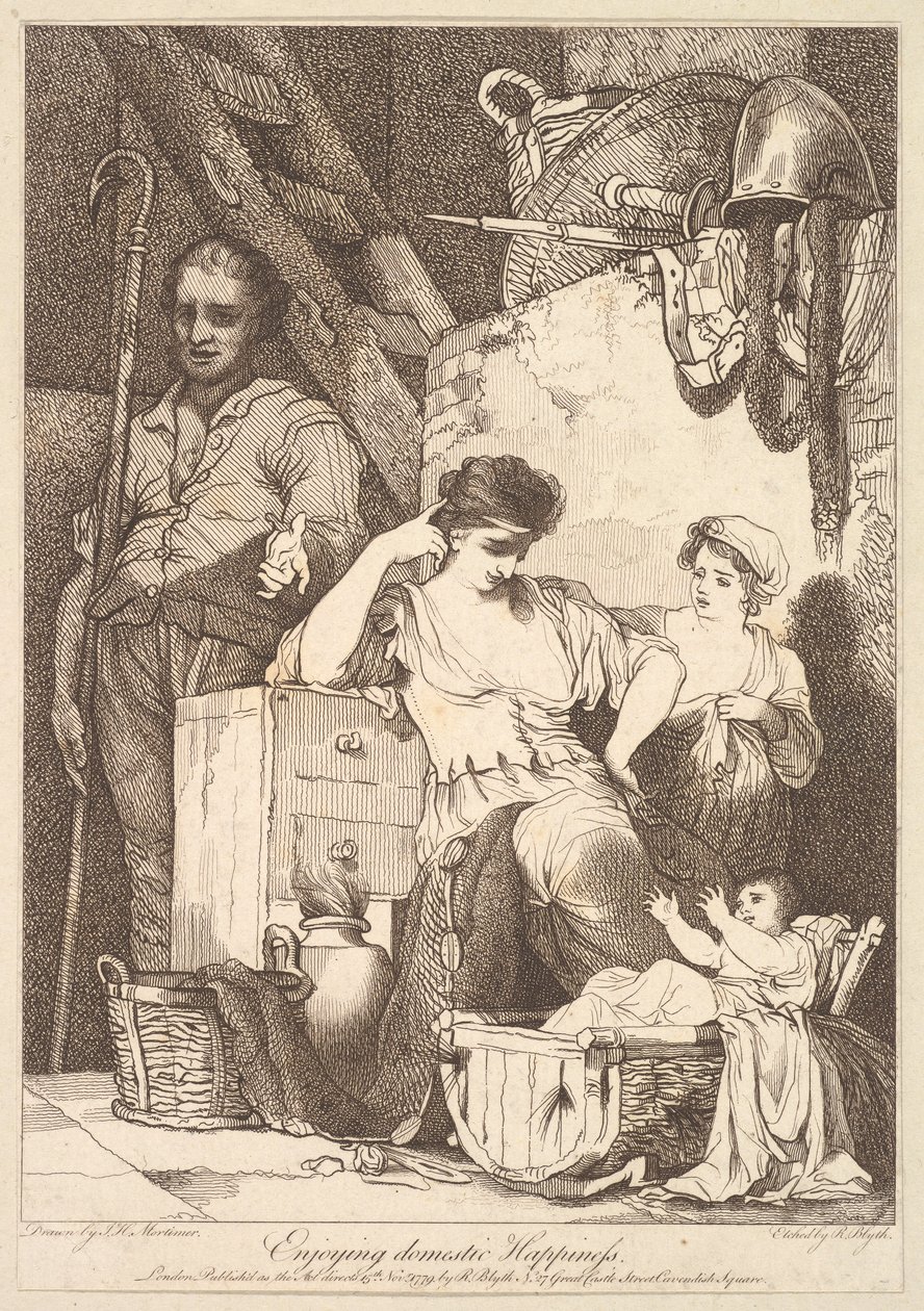 Genießen häuslichen Glücks, 15. November 1779 von Robert Blyth