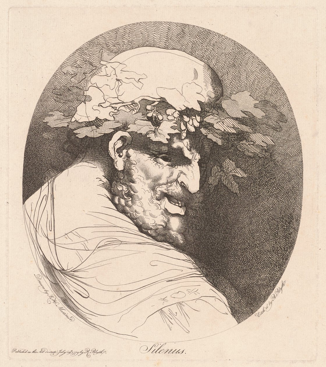 Silenus von Robert Blyth, after John Hamilton Mortimer