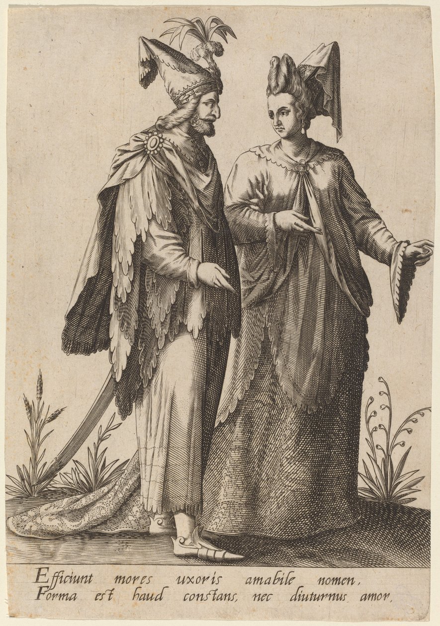 Efficiunt mores uxoris..., 1597 von Robert Boissard