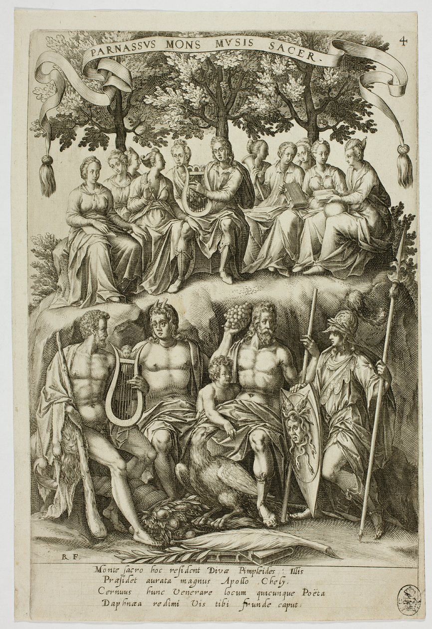 Parnass, Tafel 4 aus Parnassus Biceps von Robert Boissard