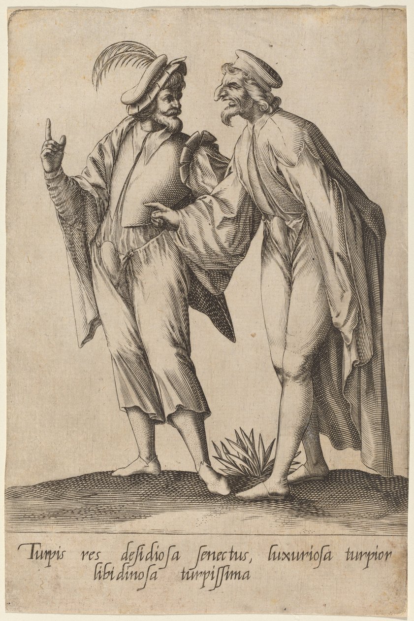 Turpis res desidiosa senectus, 1597 von Robert Boissard