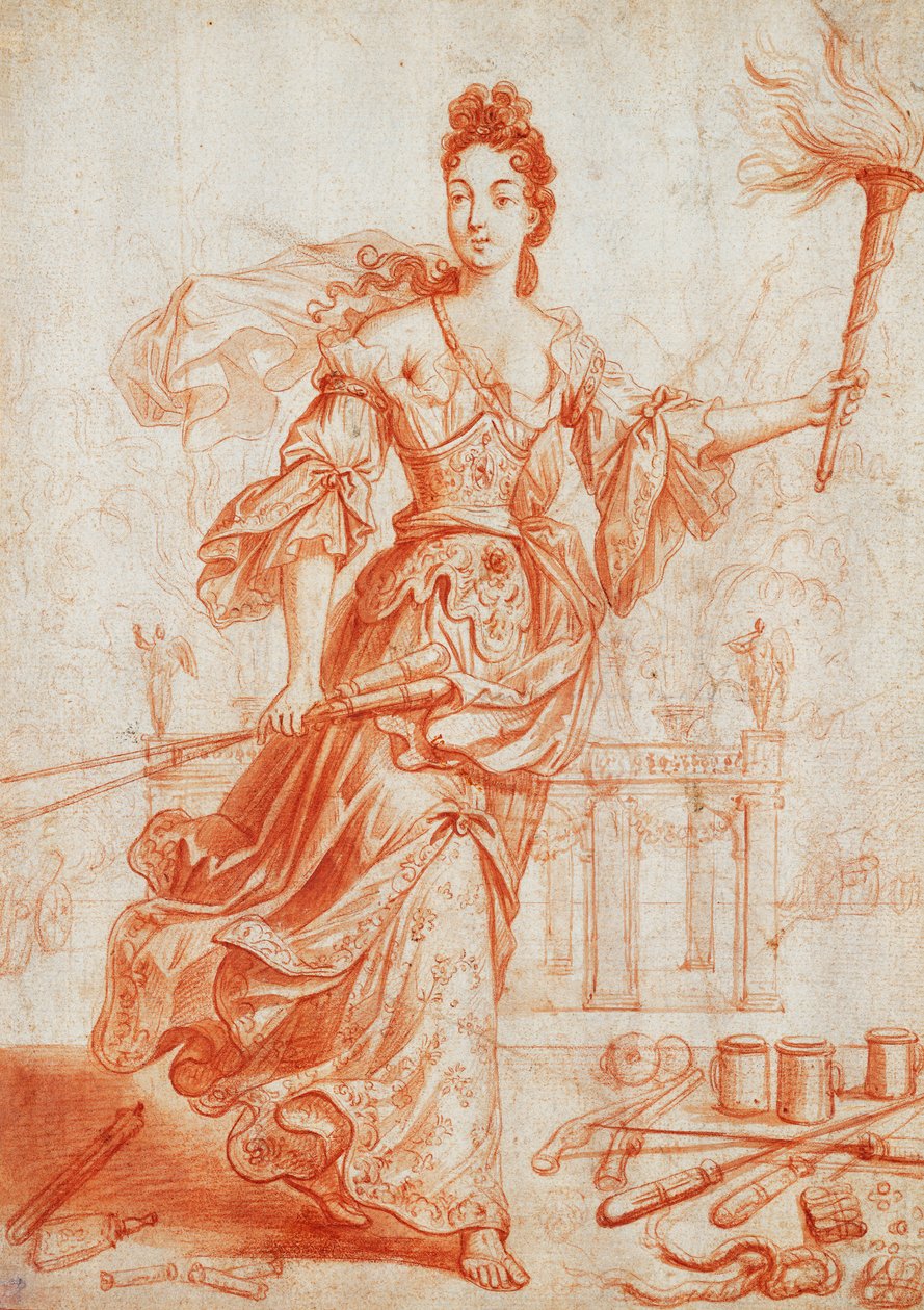 Eine Allegorie des Feuers von Robert Bonnart