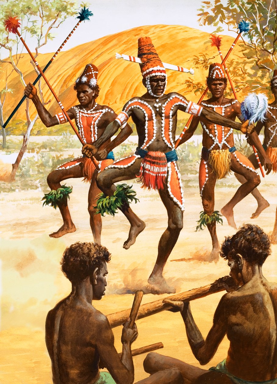 Aborigine-Tanz von Robert Brook