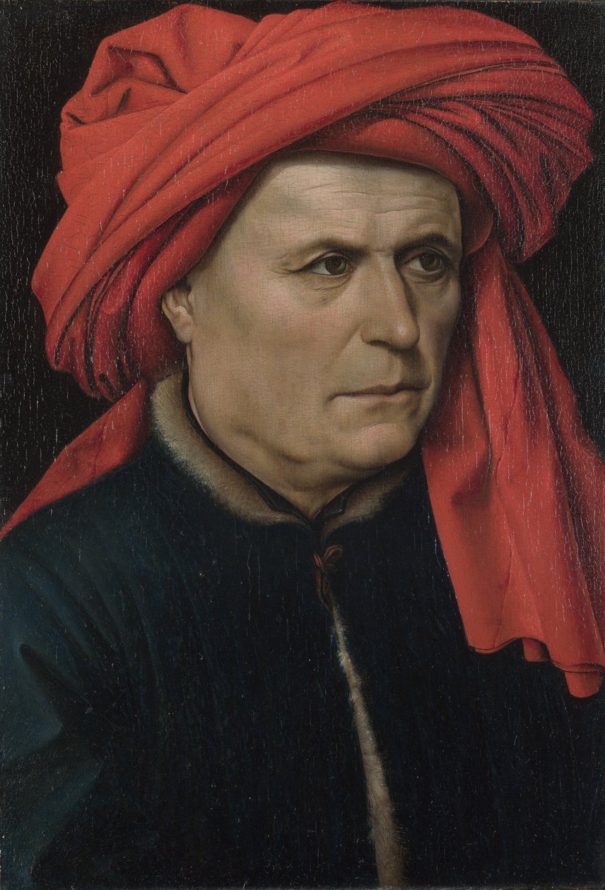 Porträt eines Mannes, ca. 1435 von Robert Campin