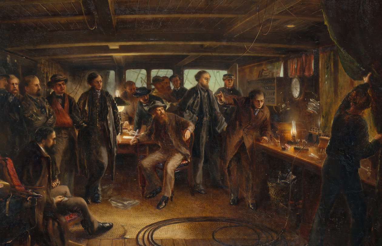 Warten auf die Antwort, ca. 1866 von Robert Charles Dudley