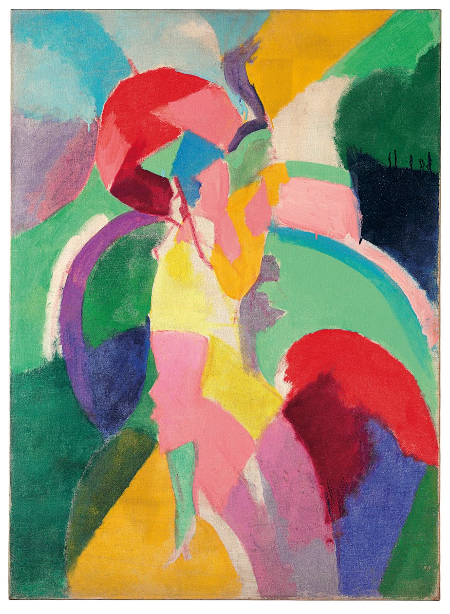 Femme à l’ombrelle ou La Parisienne von Robert Delaunay