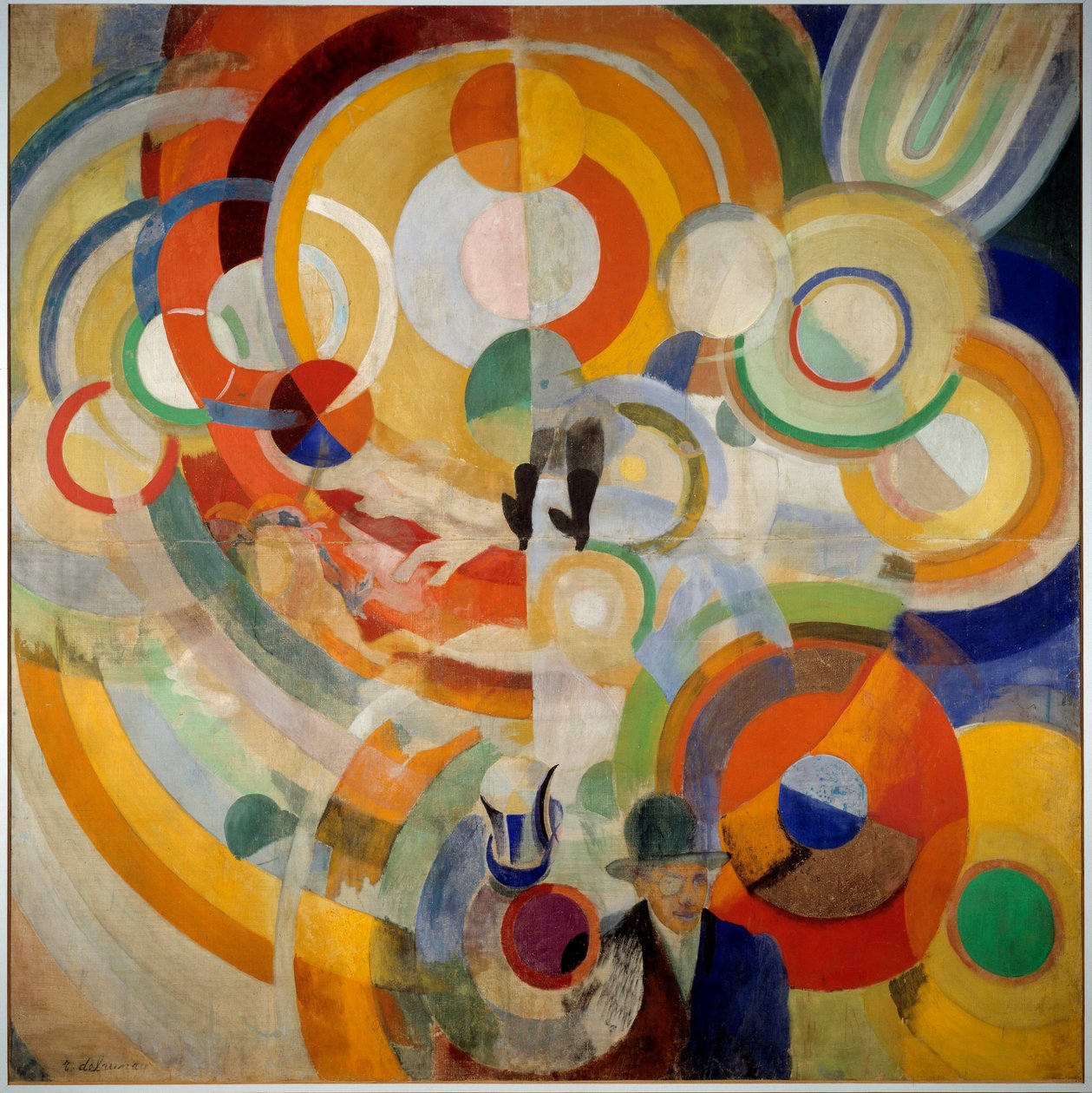 Schweinekarussell (oder Elektrisches Karussell) von Robert Delaunay