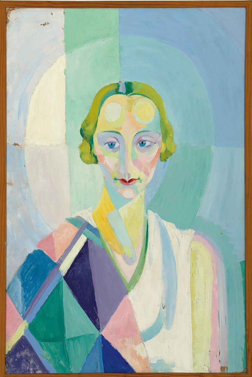 Porträt von Madame Heim von Robert Delaunay