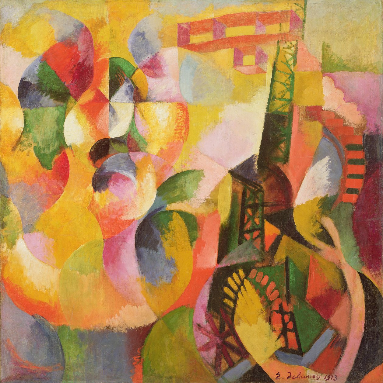 Sonnenturm, Flugzeug von Robert Delaunay