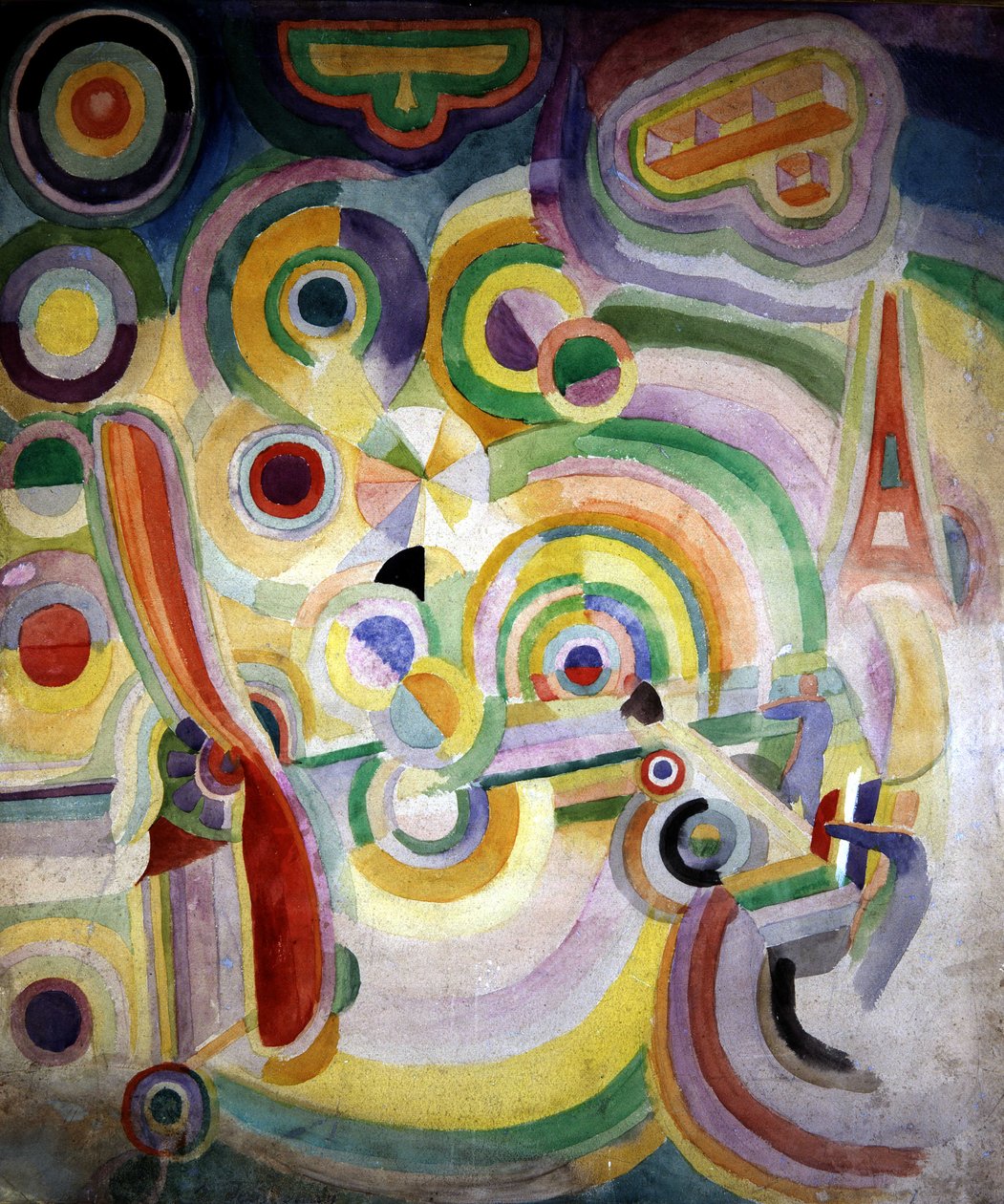 Hommage an Bleriot von Robert Delaunay