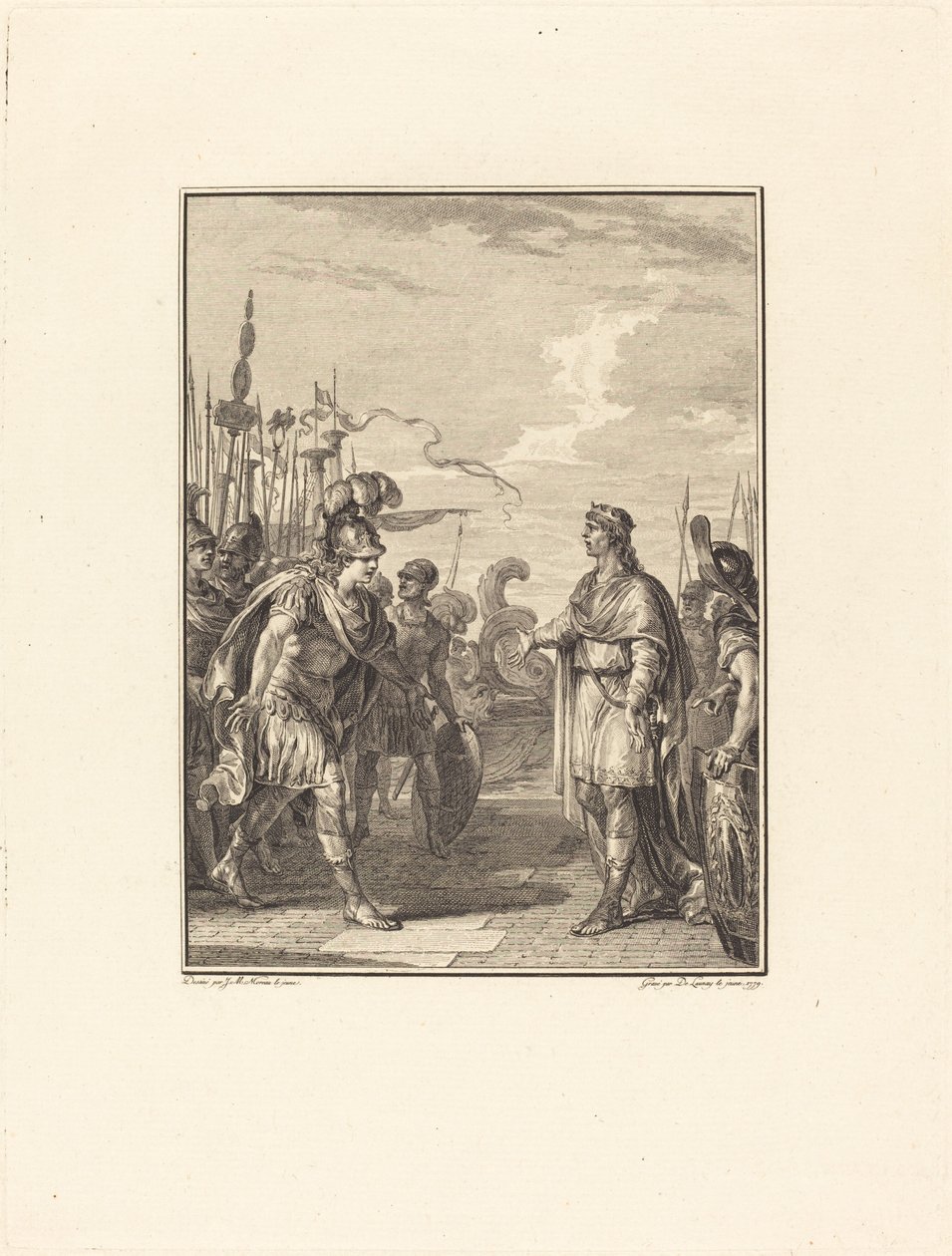 Iphis von Robert Delaunay after Jean Michel Moreau