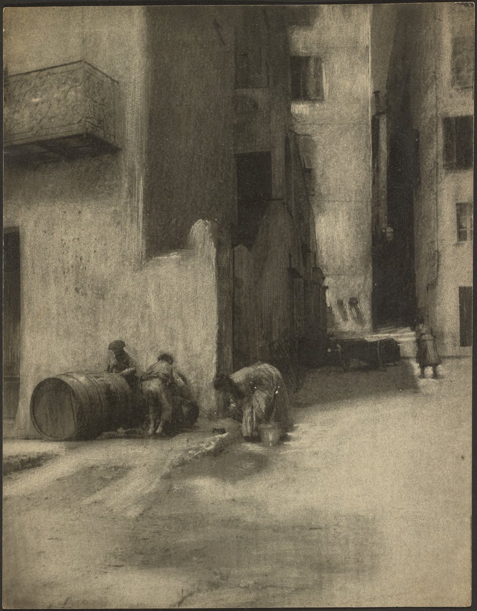 Straßenecke in Menton von Robert Demachy