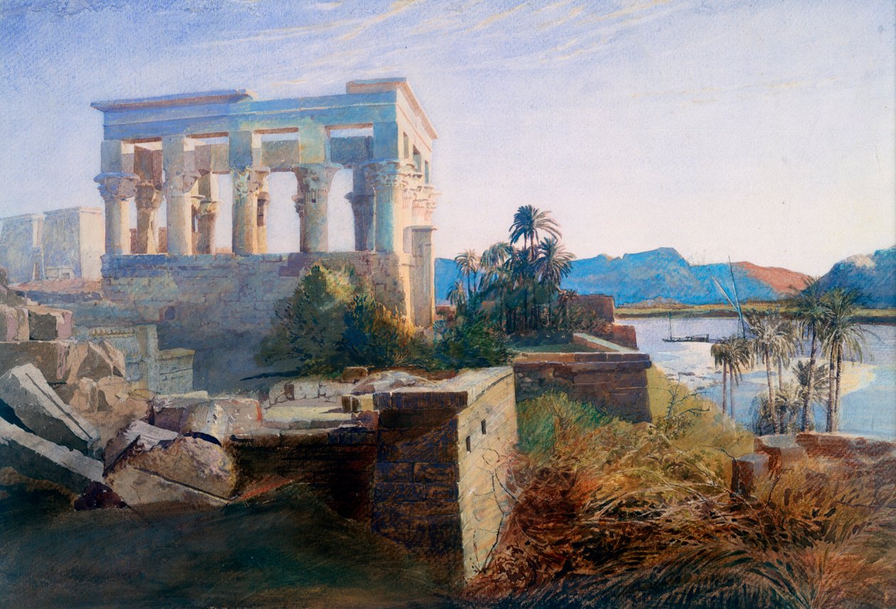 Philae, Ägypten, 19. Jahrhundert von Robert Dighton