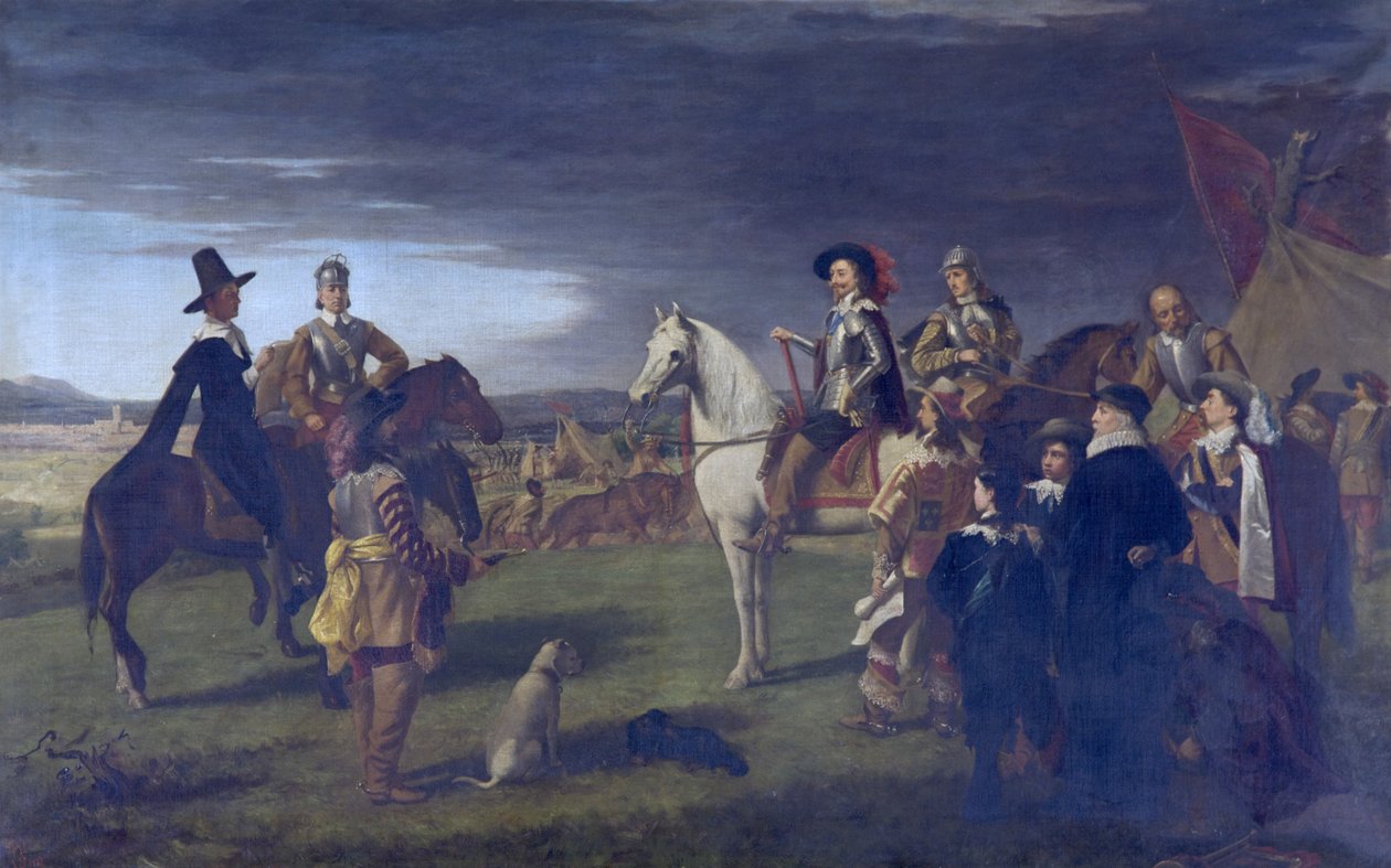 Die Belagerung von Gloucester, 1643, 1860 von Robert Dowling