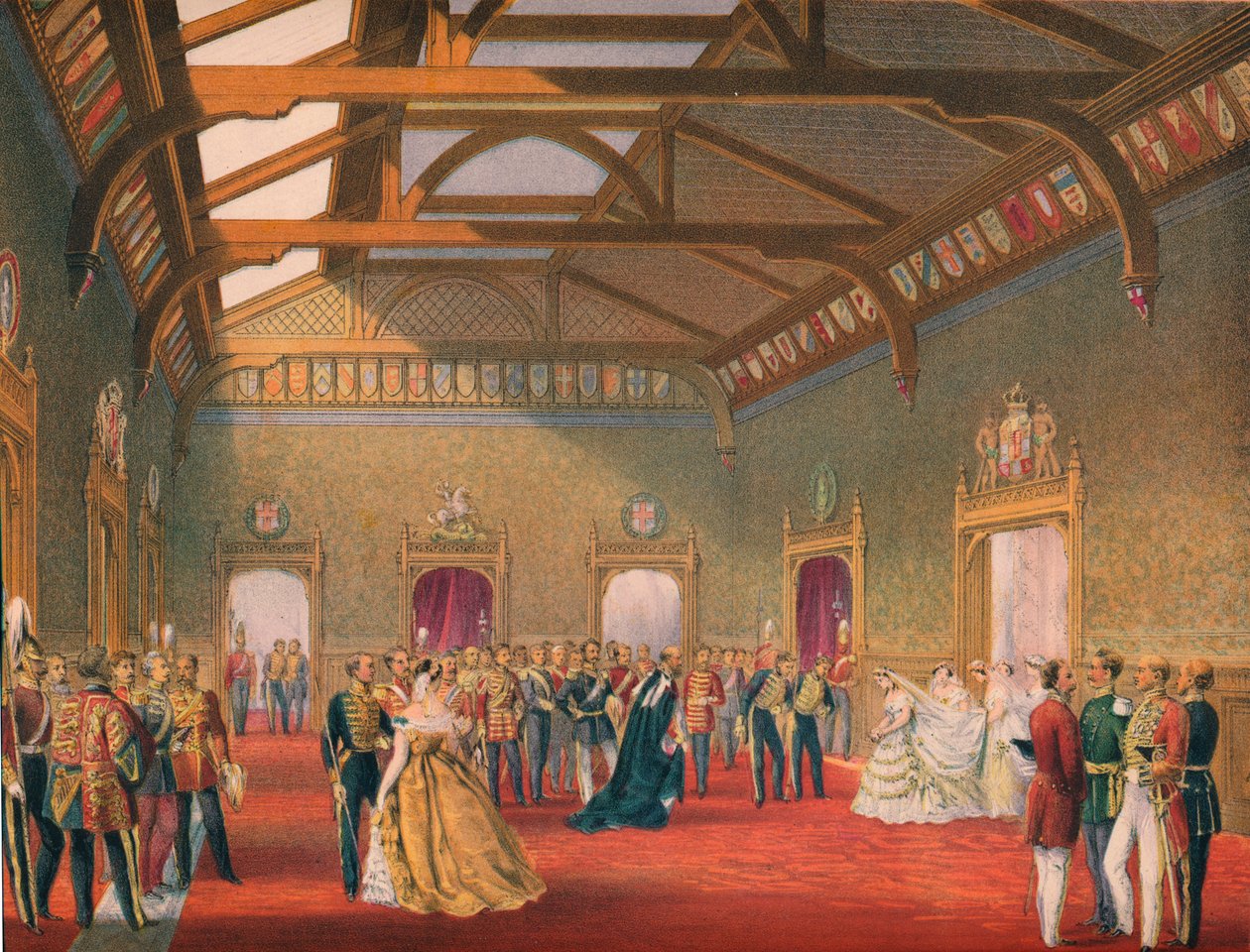 Die Prozession der Braut ordnen, 1863 von Robert Dudley