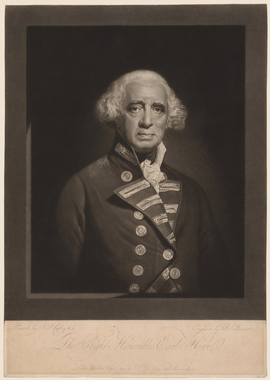 Richard, Earl Howe von Robert Dunkarton