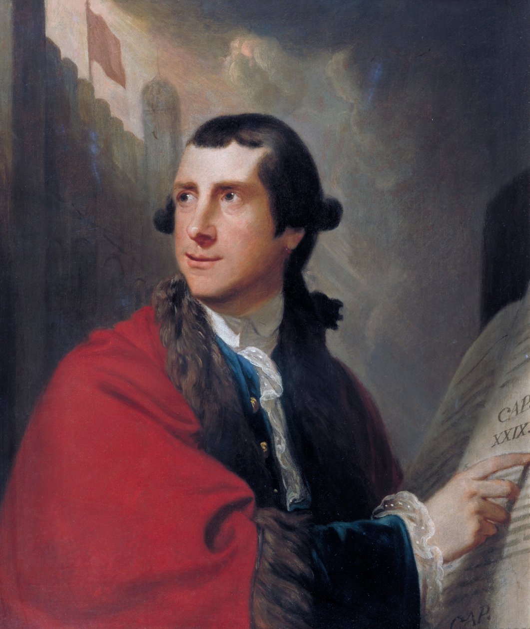 Porträt von Stadtrat Oliver, 1771 von Robert Edge Pine