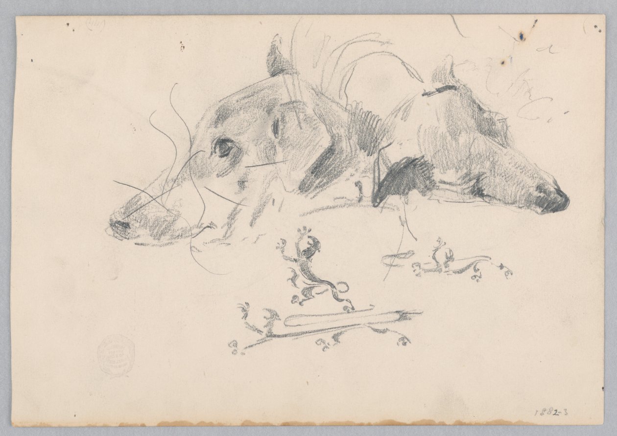 Hund und Löwe von Robert Frederick Blum