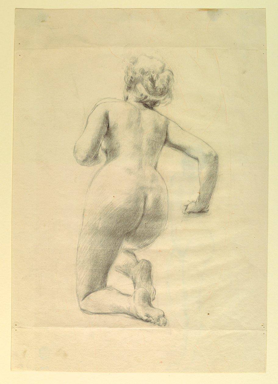 Zeichnung, Figurenstudie von Robert Frederick Blum