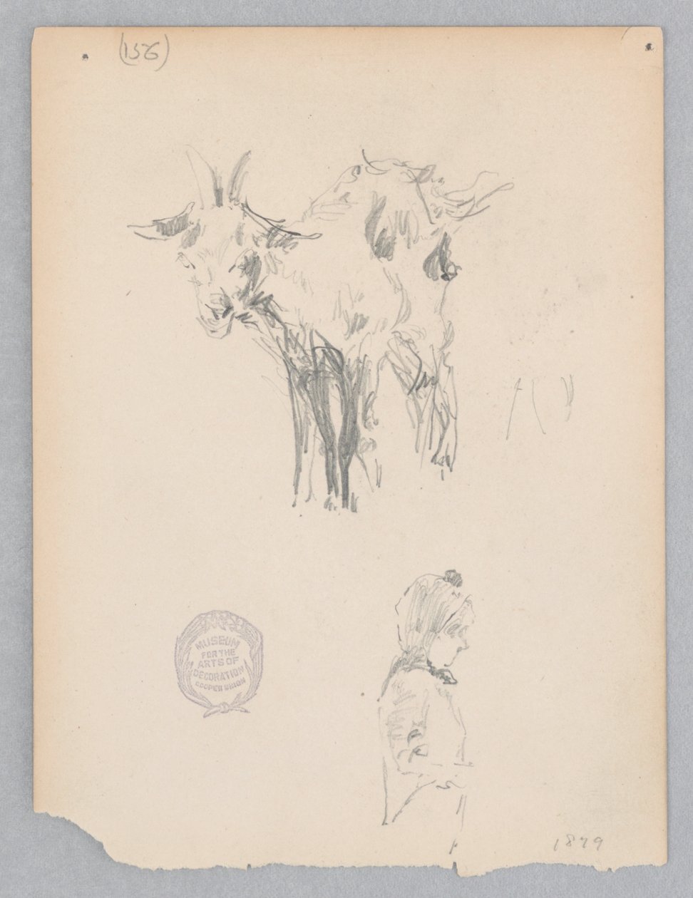 Ziege von Robert Frederick Blum