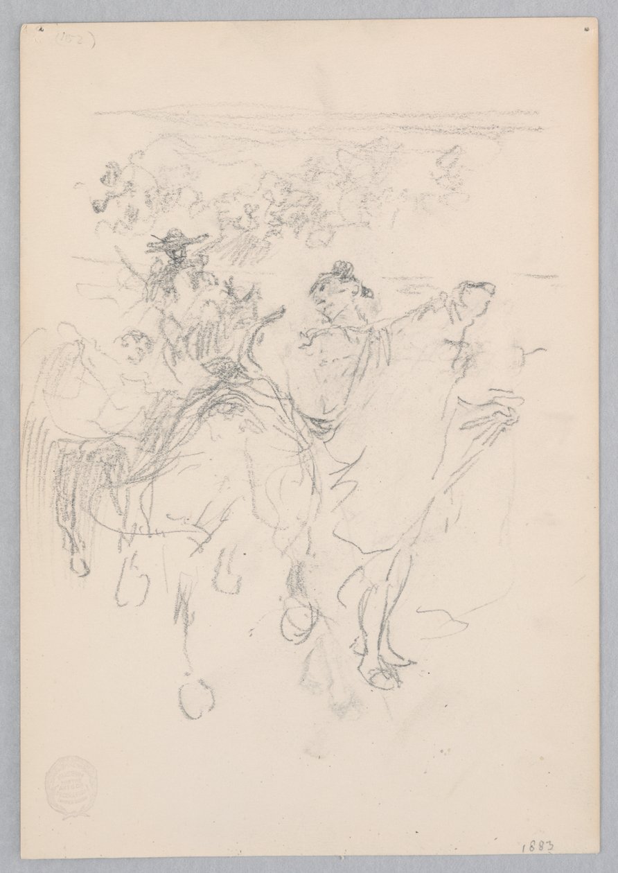 Männer zu Pferd von Robert Frederick Blum