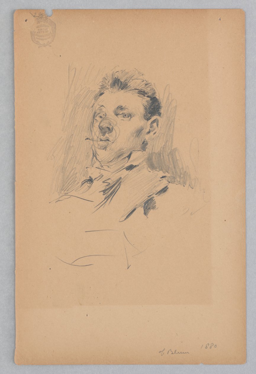 Selbstporträt von Robert Frederick Blum