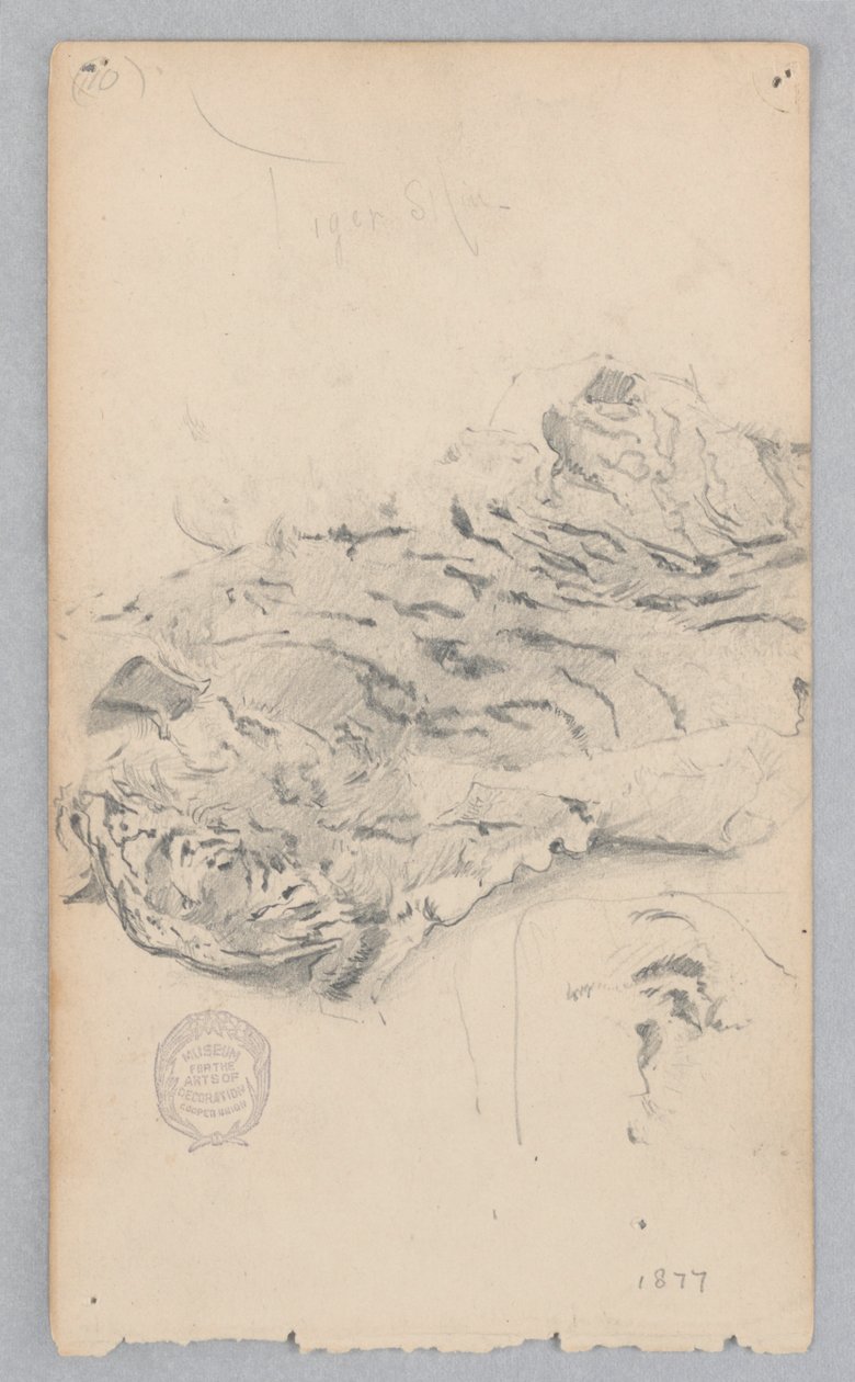Tigefell-Teppich von Robert Frederick Blum