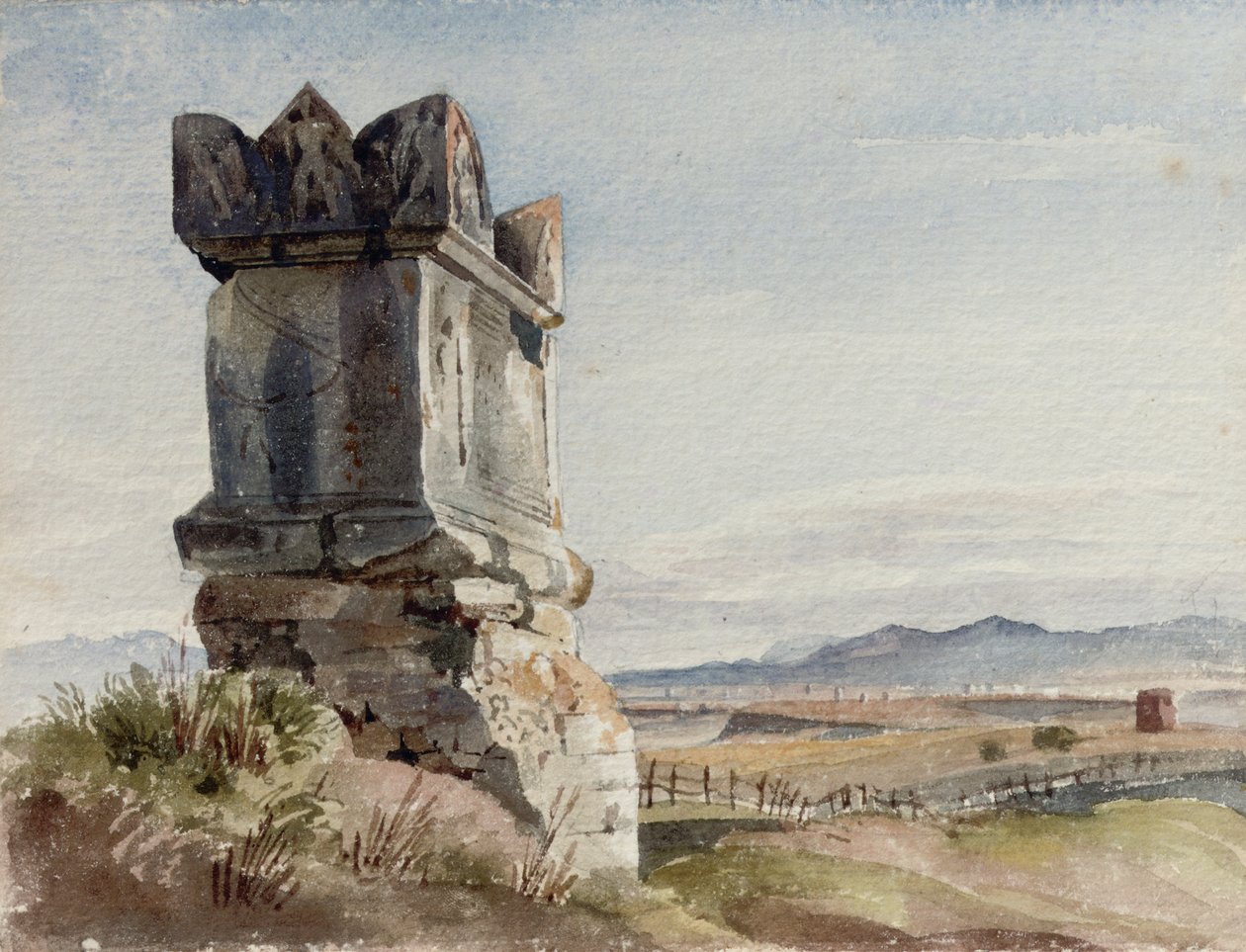 Auf der Via Cassia, Rom von Robert Henry Cheney