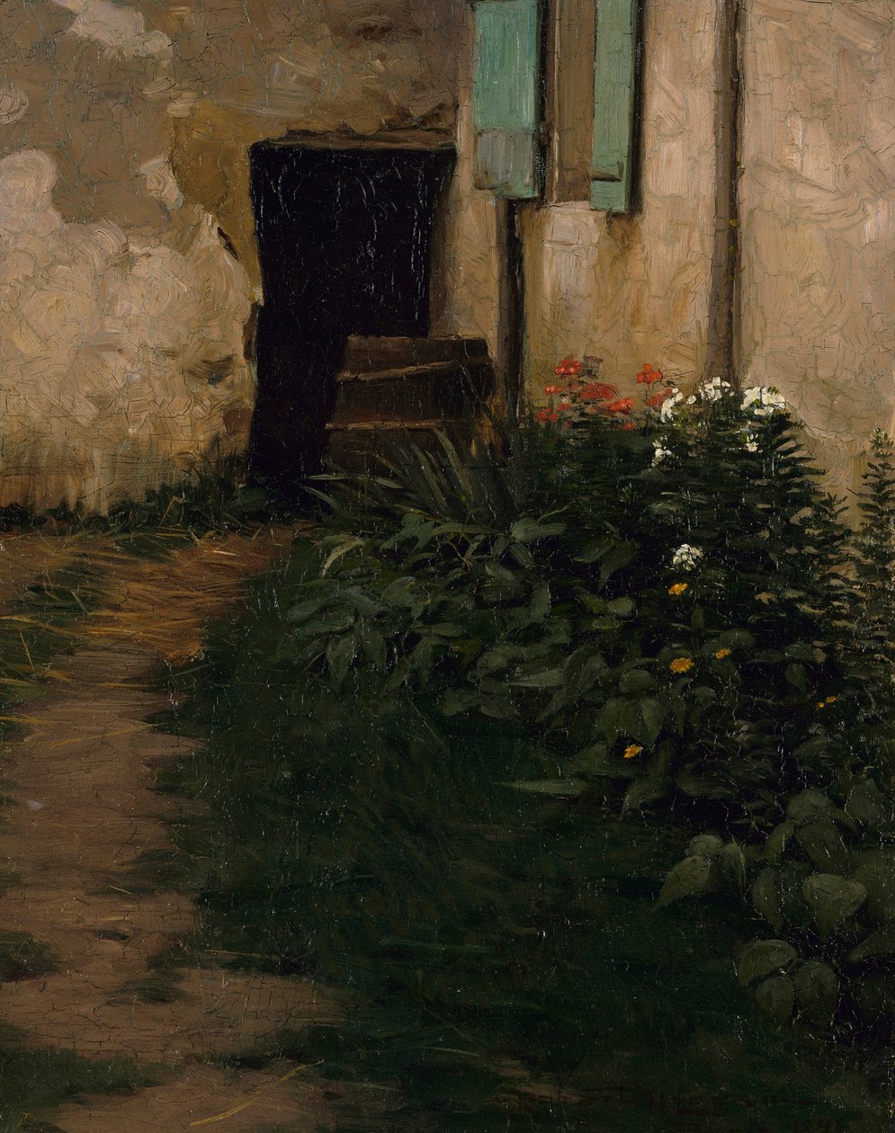 Ein Gartenweg von Robert Henry Logan