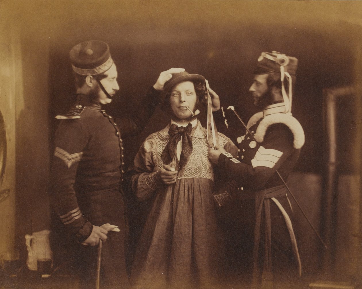 Der Rekrut, 1856 von Robert Howlett