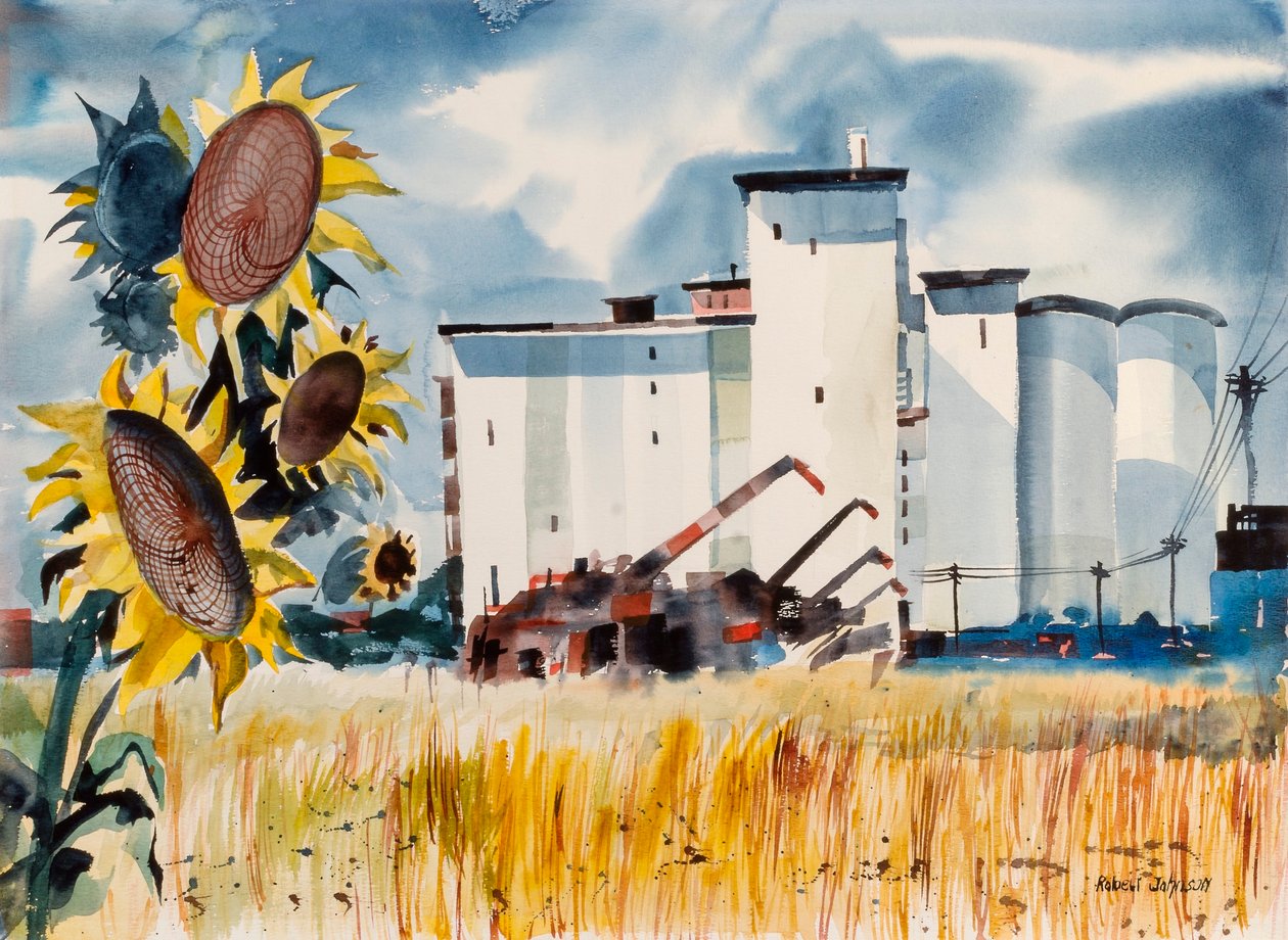 Getreidesilo, Kansas von Robert Johnson