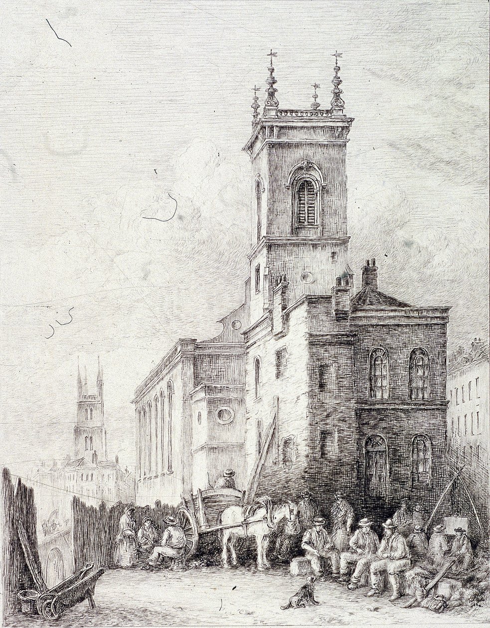 Holborn Viadukt, London von Robert Kent Thomas