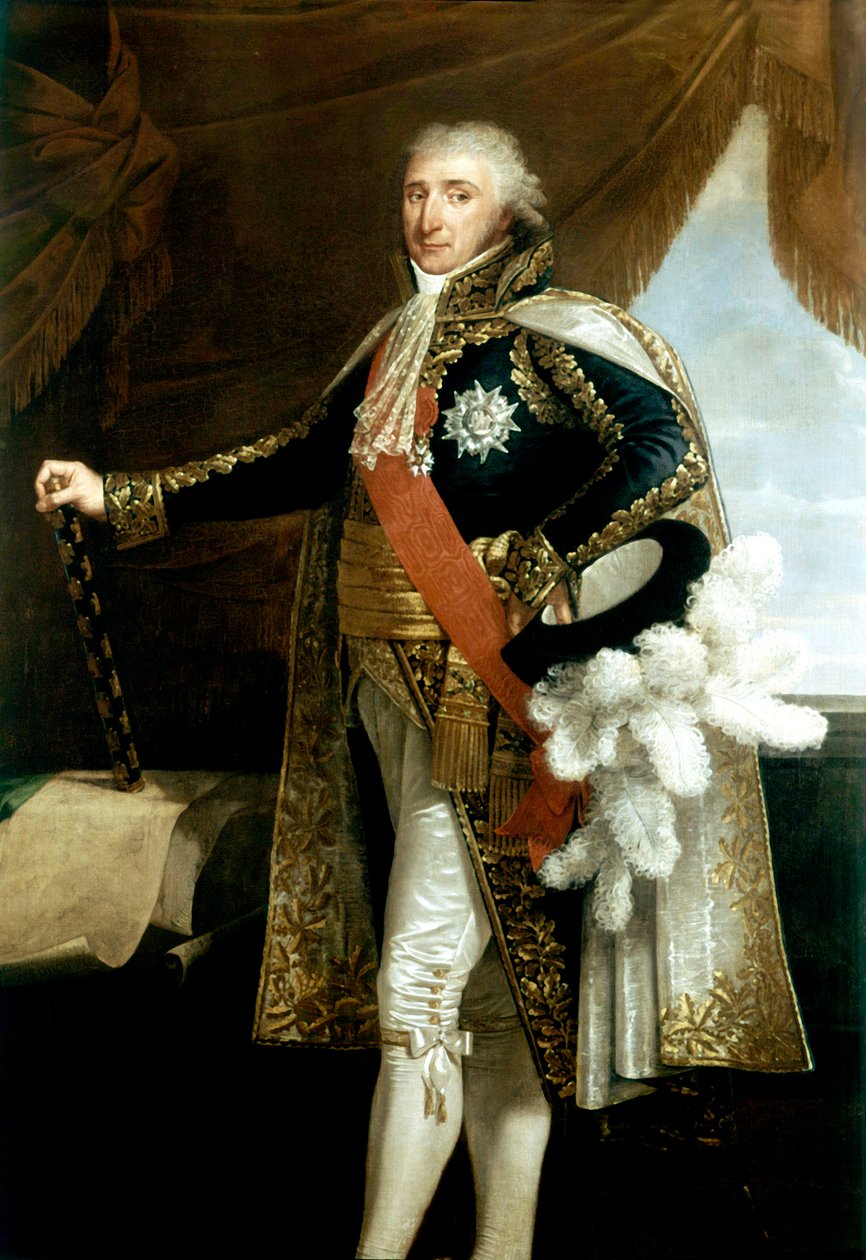 Porträt von Marschall Charles-Pierre-François Augereau von Robert Lefevre