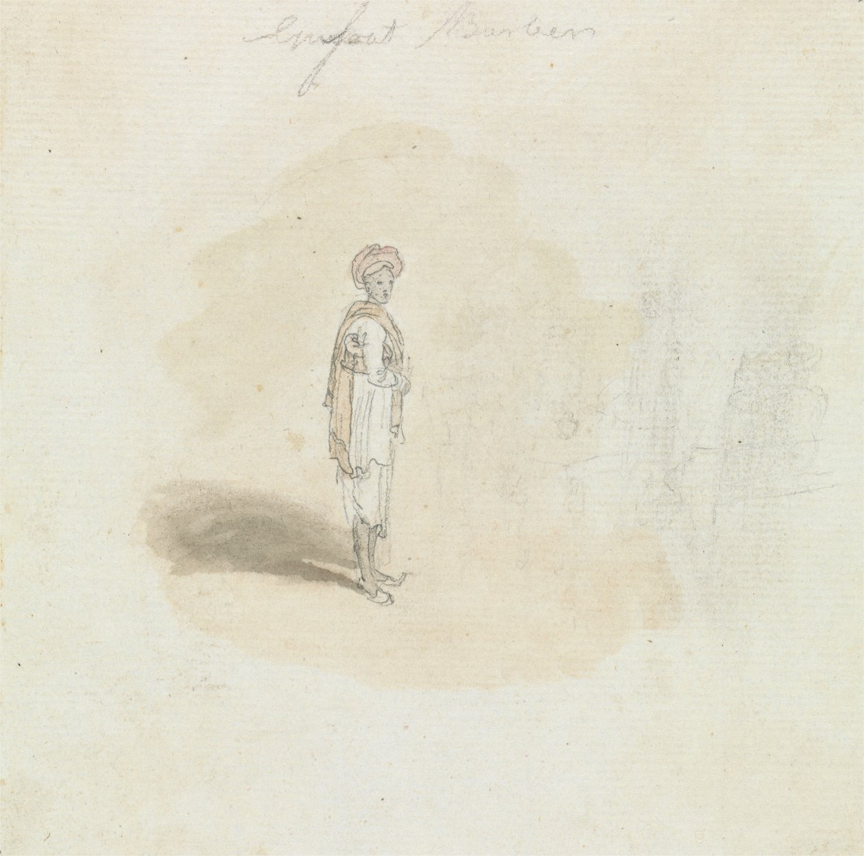 Stehender indischer Mann von Robert Mabon