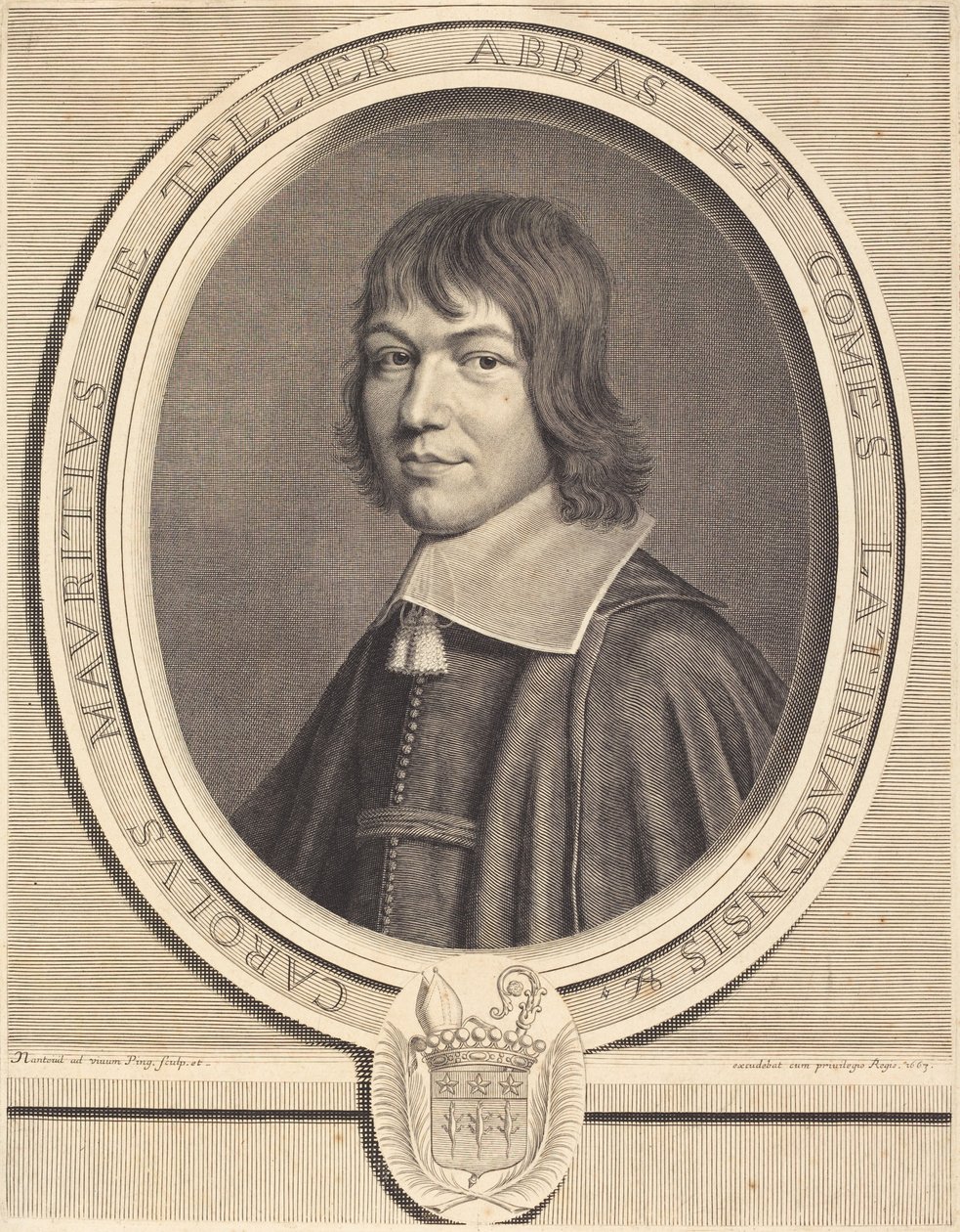 Charles-Maurice Le Tellier von Robert Nanteuil