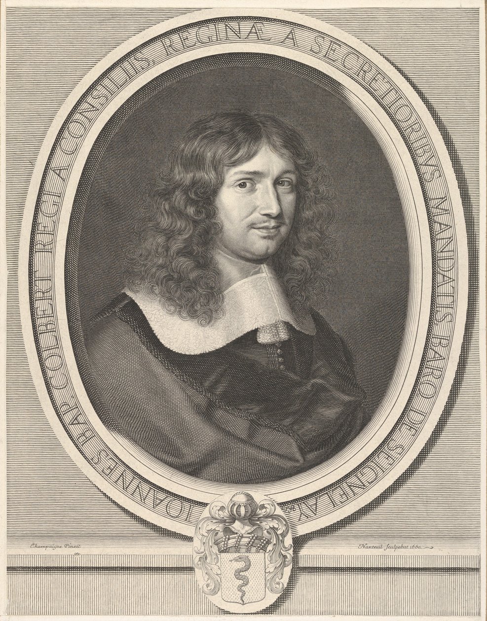 Jean-Baptiste Colbert, 1660 von Robert Nanteuil
