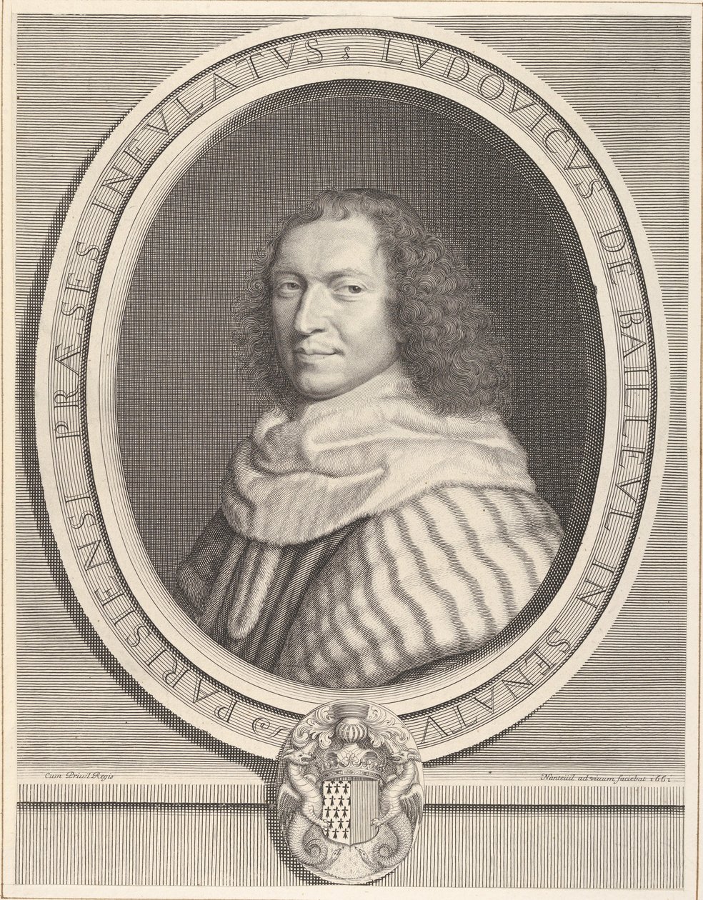 Louis-Dominique de Bailleul, 1660 von Robert Nanteuil