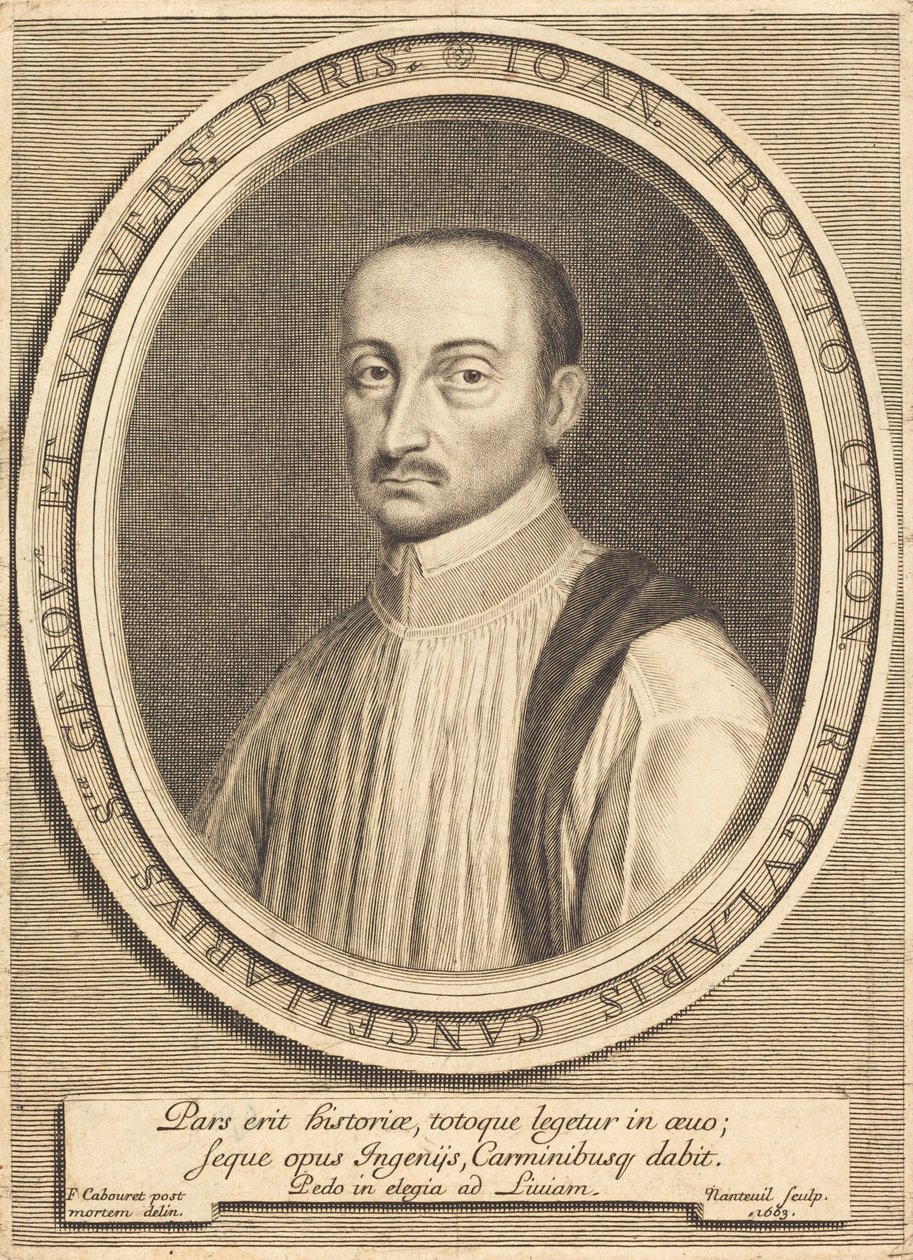 Jean Fronteau von Robert Nanteuil after F. Cabouret