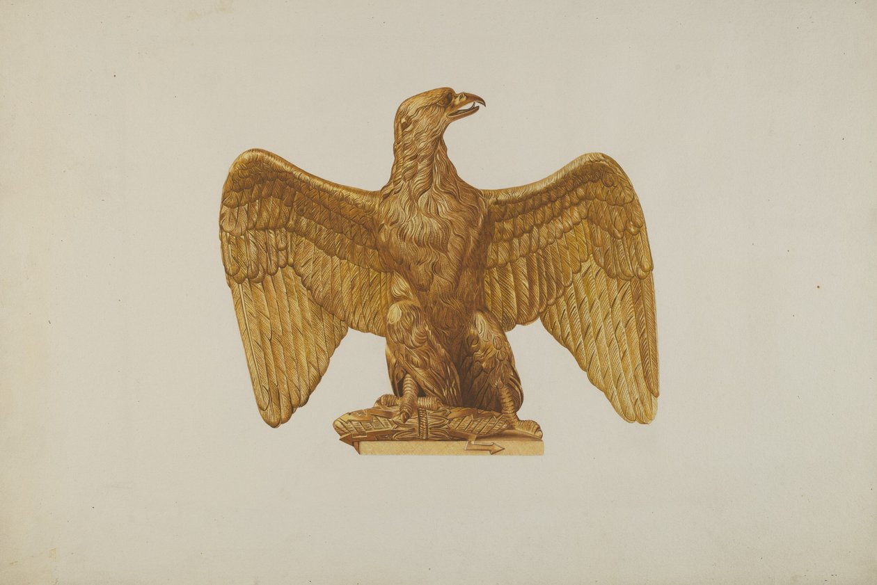 Architektonisches Ornament (Adler) von Robert Pohle