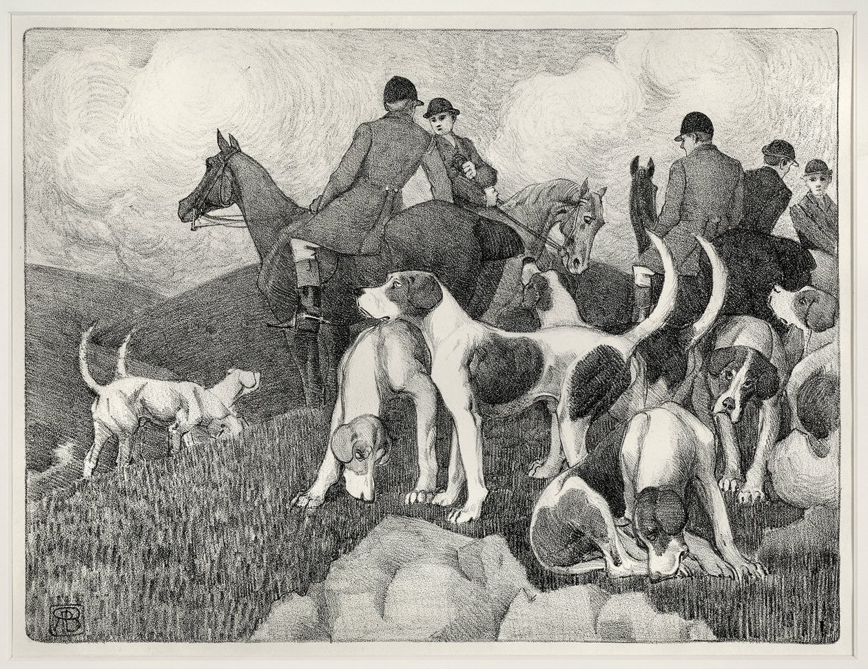 Jagdszene von Robert Polhill Bevan