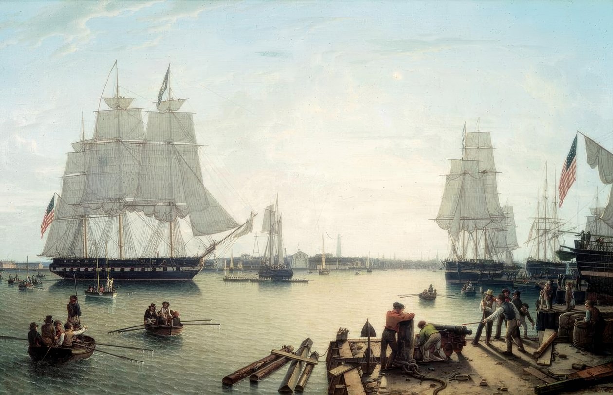 Boston Harbor von Robert Salmon